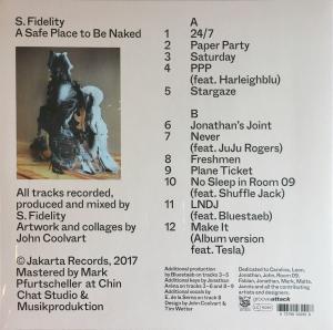 S. Fidelity - A Safe Place to Be Naked - Cover Back