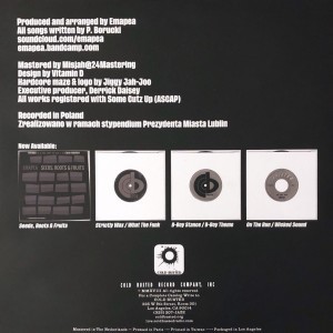 Zoning Out Volume 1 - Sleeve Back