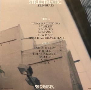 Streetmatic - Cover Back