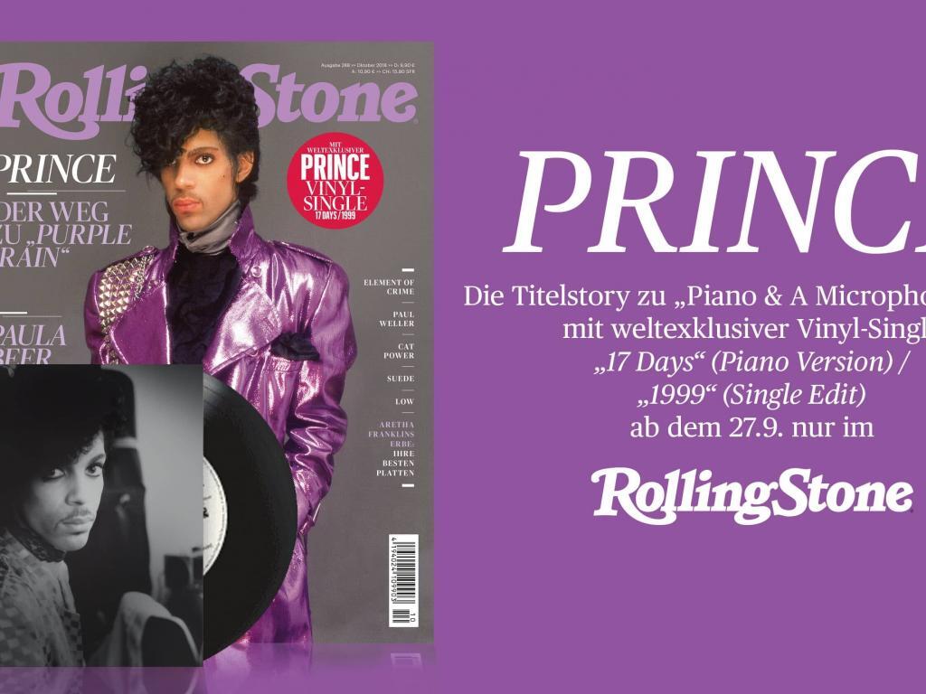 PRINCE 7-inch Single exklusiv im ROLLING STONE