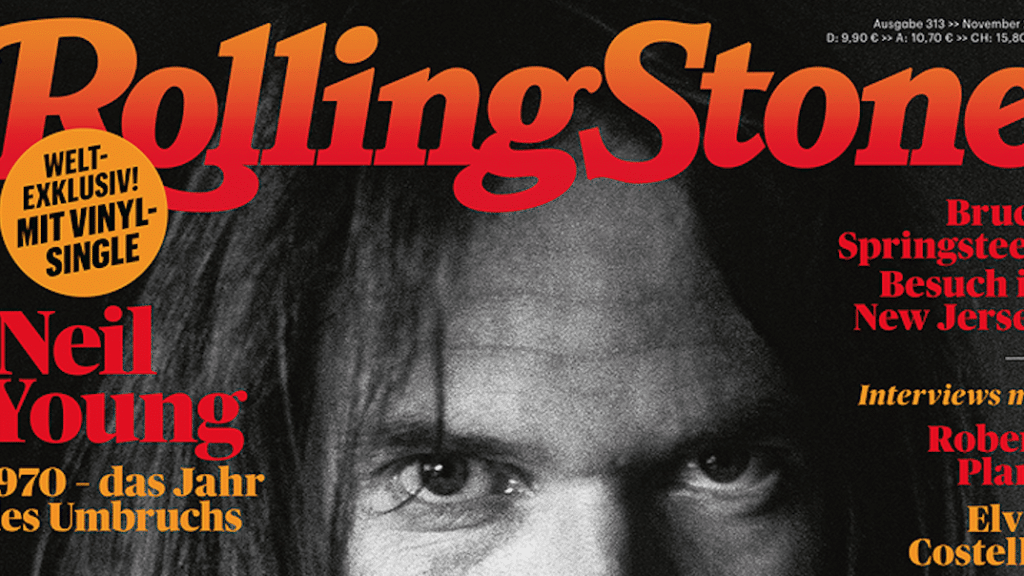 Neil Young Single (7-INCH-VINYL) im ROLLING-STONE 10/20