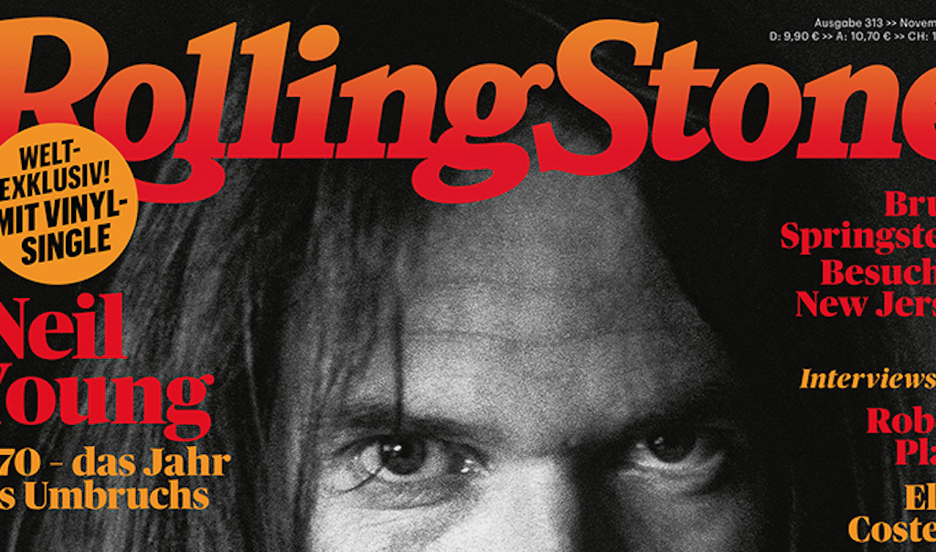 Neil Young Single (7-INCH-VINYL) im ROLLING-STONE 10/20