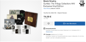 Brenk Sinatra - Gumbo: The Trilogy Collectors HHV Exclusive Vinyl Edition