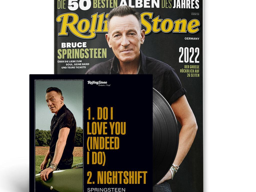 Bruce Springsteen 7inch im ROLLING STONE 2023/01
