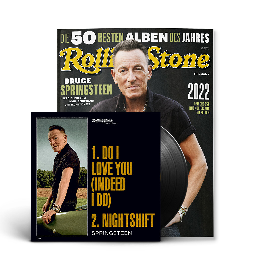 Bruce Springsteen 7inch im ROLLING STONE 2023/01